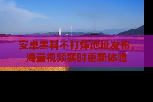 安卓黑料不打烊地址发布,海量视频实时更新体验