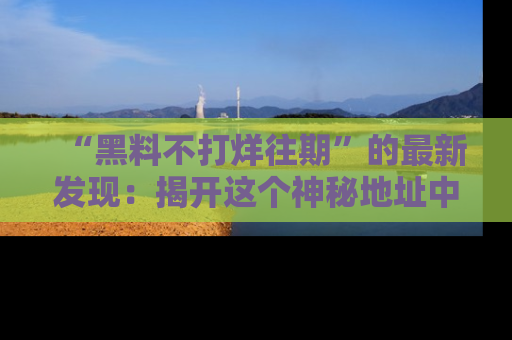 “黑料不打烊往期”的最新发现:揭开这个神秘地址中的爆笑黑料面纱