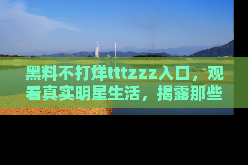 黑料不打烊tttzzz入口，观看真实明星生活，揭露那些不为人知的真相