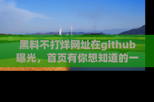 黑料不打烊网址在github曝光，首页有你想知道的一切幽默趣事，快来看看