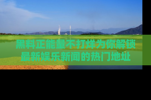 黑料正能量不打烊为你解锁最新娱乐新闻的热门地址