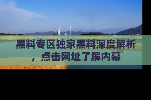 黑料专区独家黑料深度解析，点击网址了解内幕