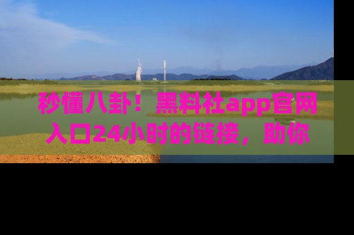 秒懂八卦！黑料社app官网入口24小时的链接，助你及时获取热搜焦点