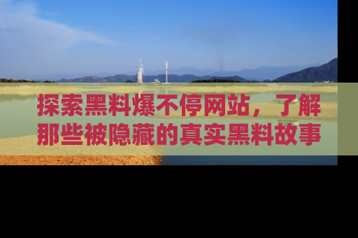 探索黑料爆不停网站,了解那些被隐藏的真实黑料故事