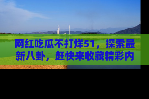 网红吃瓜不打烊51，探索最新八卦，赶快来收藏精彩内容！