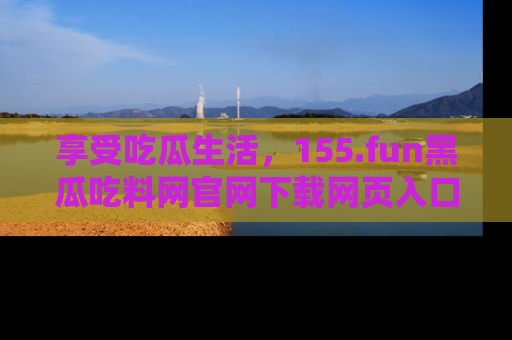 享受吃瓜生活,155.fun黑瓜吃料网官网下载网页入口全解析