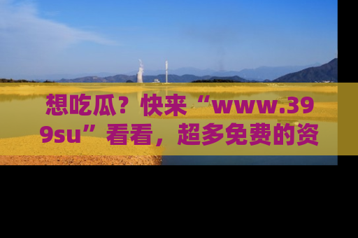 想吃瓜?快来“www.399su”看看,超多免费的资源让你尽情享受!