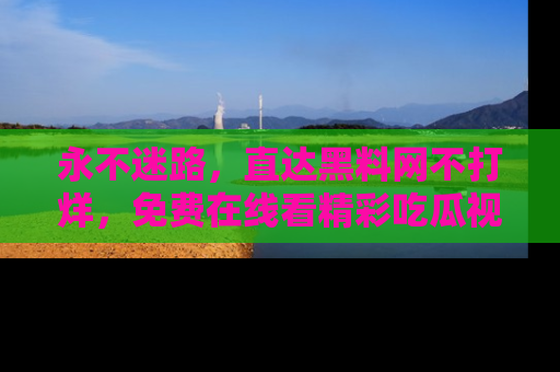 永不迷路,直达黑料网不打烊,免费在线看精彩吃瓜视频!