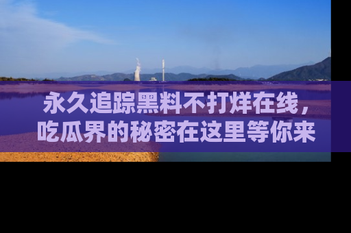 永久追踪黑料不打烊在线,吃瓜界的秘密在这里等你来发现!
